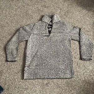 Boxercraft, Size Small, Sherpa Quarter Zipup, Gray